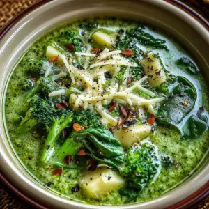 Keto Broccoli Spinach Soup
