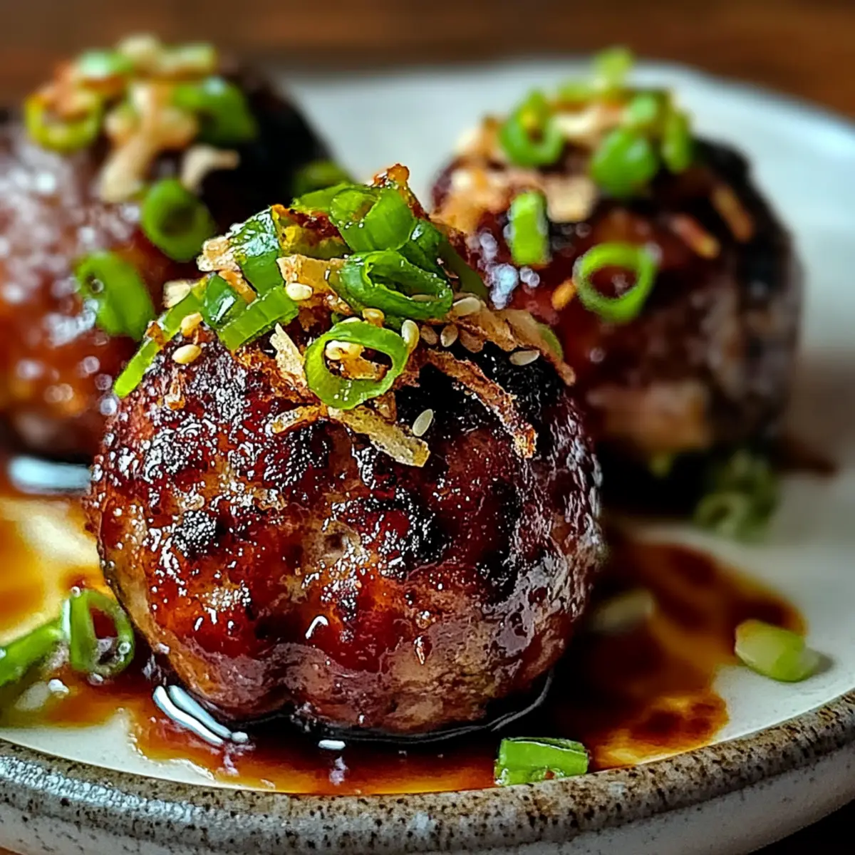 Korean BBQ Meatballs