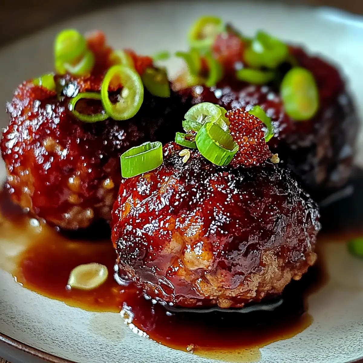 Korean BBQ Meatballs