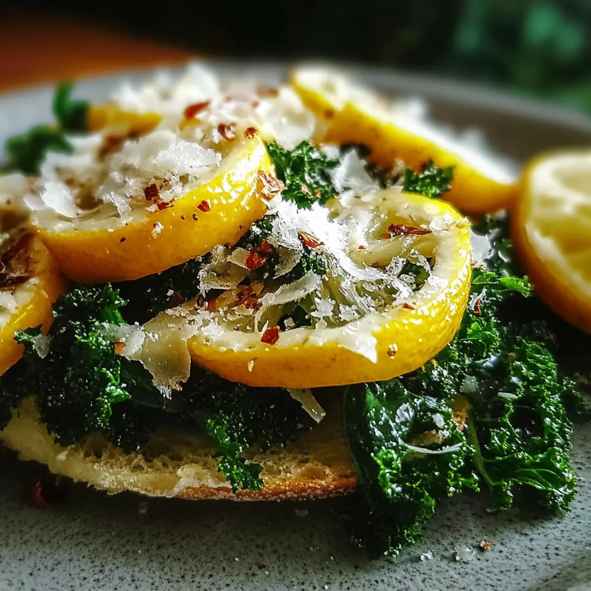 Lemon Parm Kale Salad