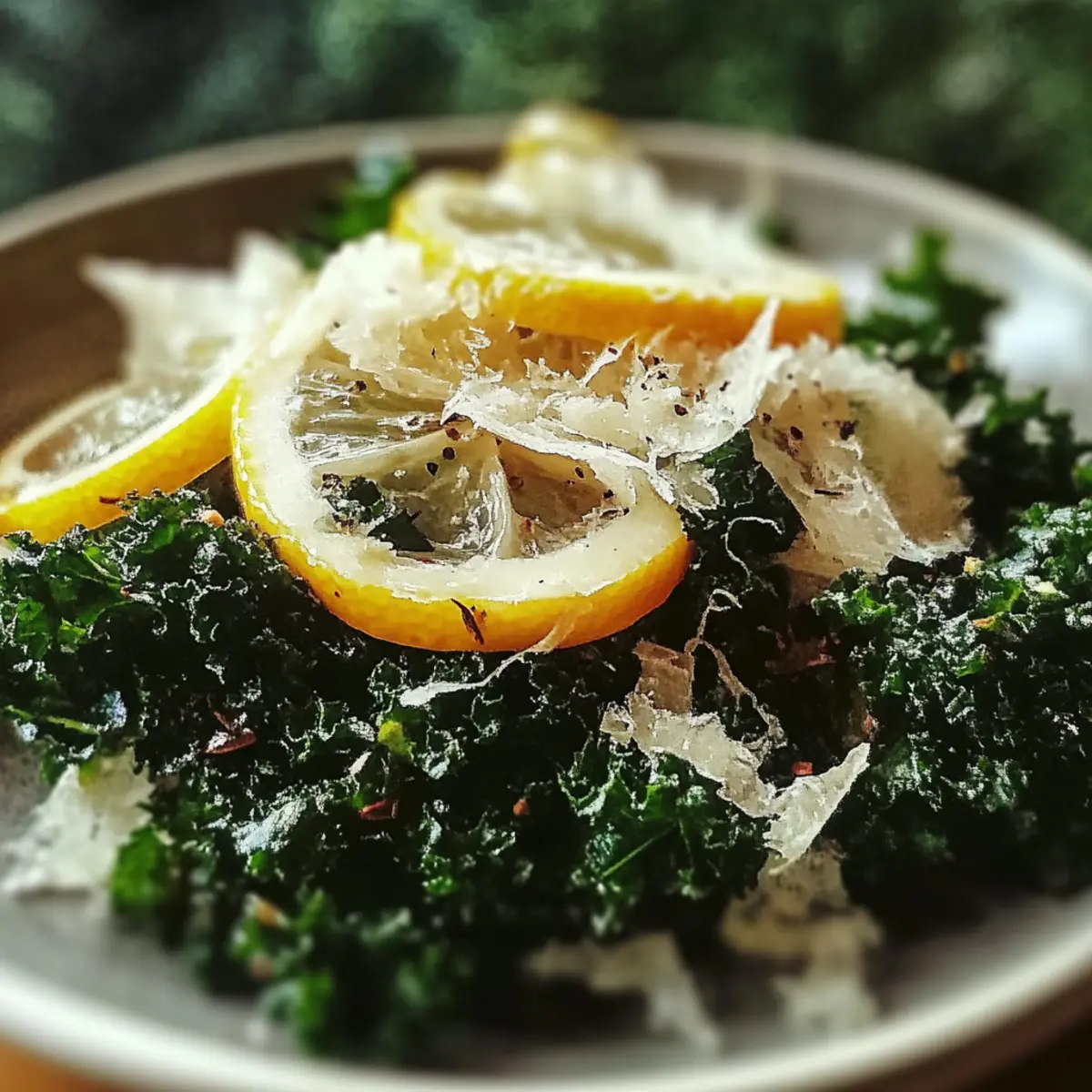 Lemon Parm Kale Salad