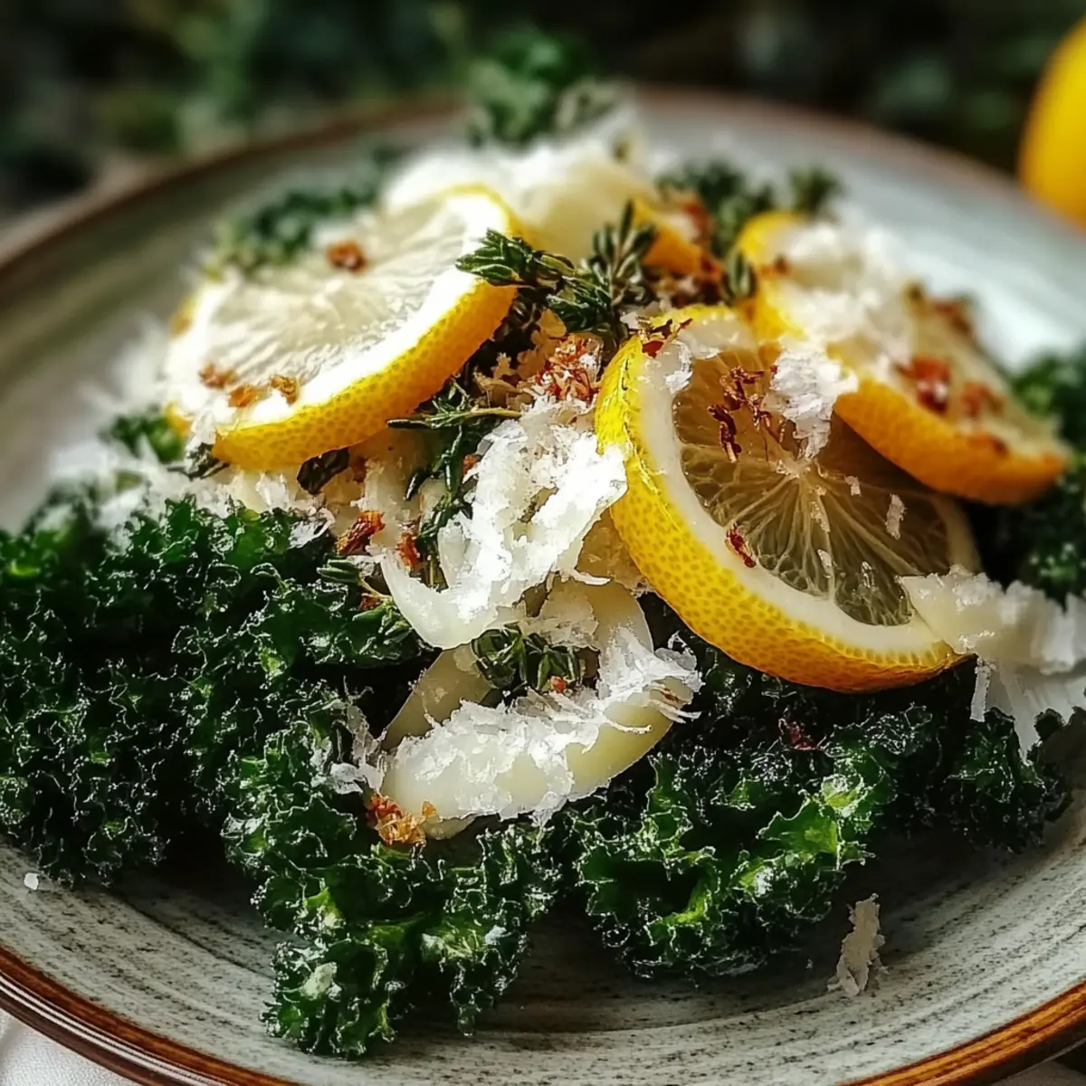 Lemon Parm Kale Salad