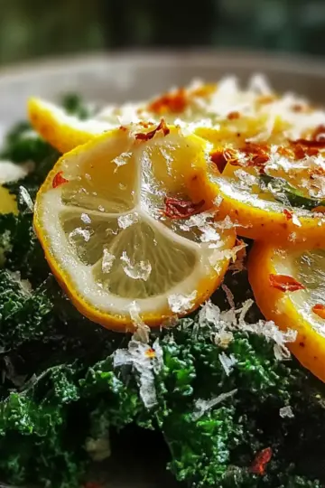 Lemon Parm Kale Salad