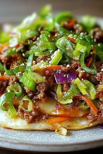 Low-Carb Mongolian Ground Beef and Cabbage