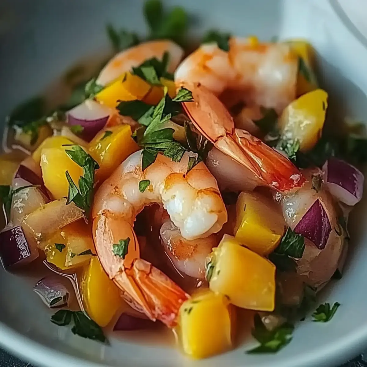 Mango Shrimp Ceviche with Avocado