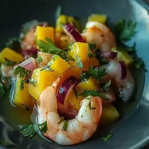 Mango Shrimp Ceviche with Avocado