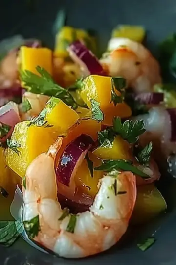 Mango Shrimp Ceviche with Avocado