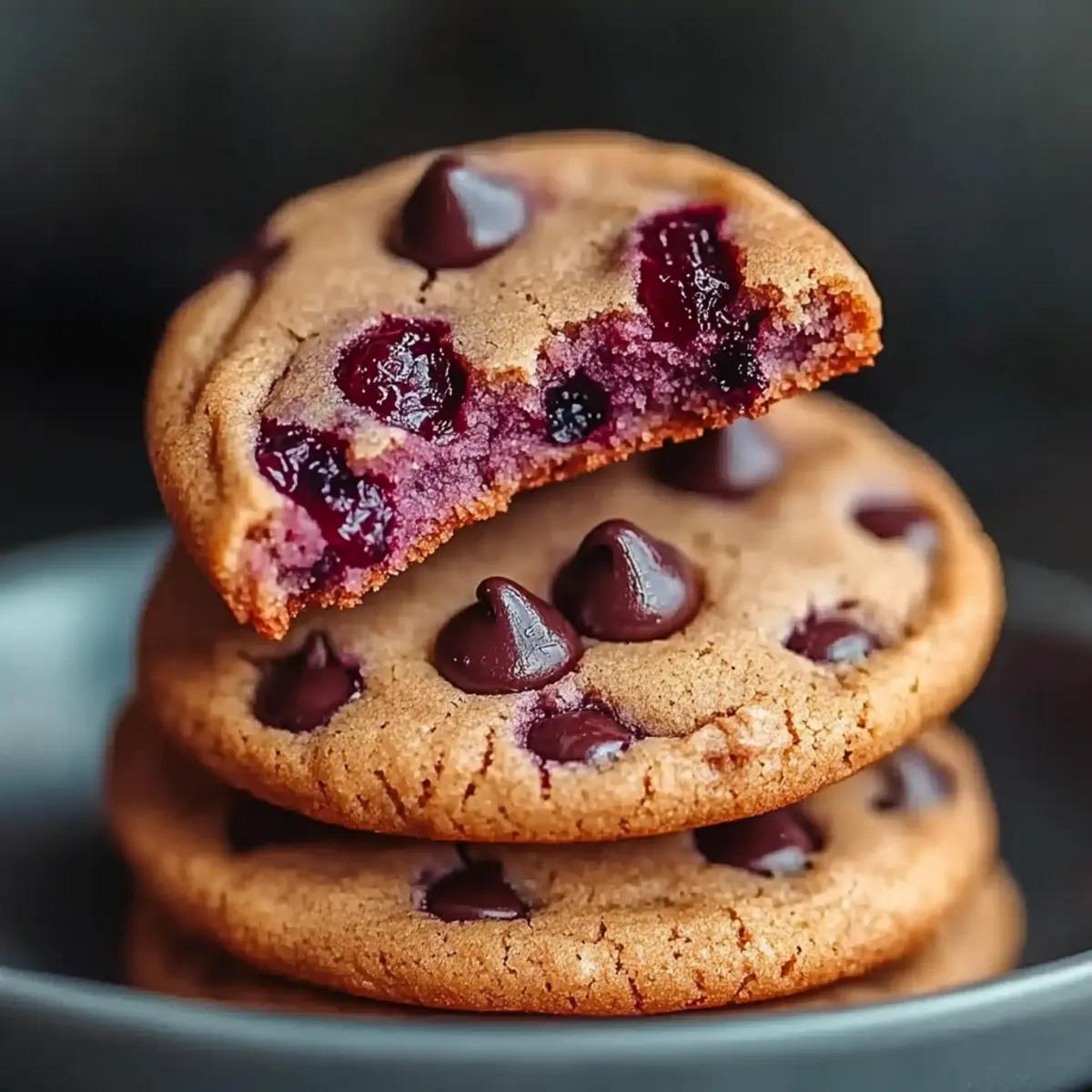 Maraschino Cherry Chocolate Chip Cookies