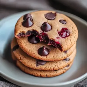 Maraschino Cherry Chocolate Chip Cookies