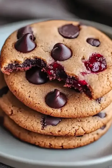 Maraschino Cherry Chocolate Chip Cookies