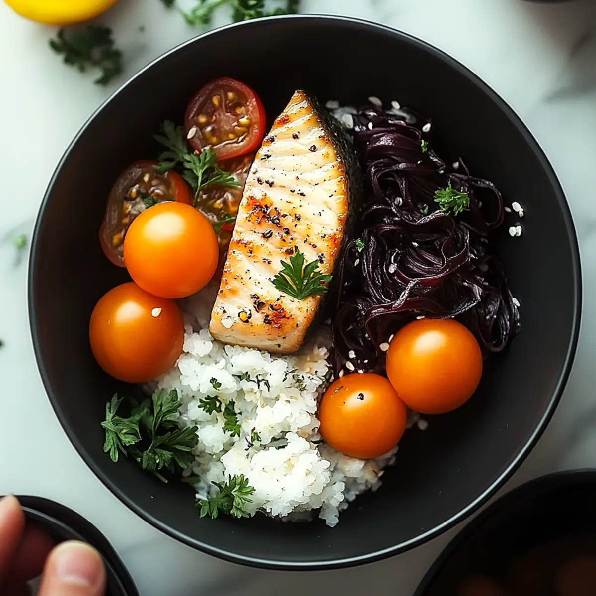 Mediterranean Salmon Bowl