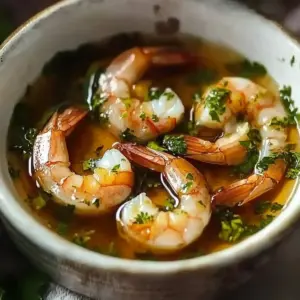 Miso-Ginger Lemon Shrimp Detox Broth