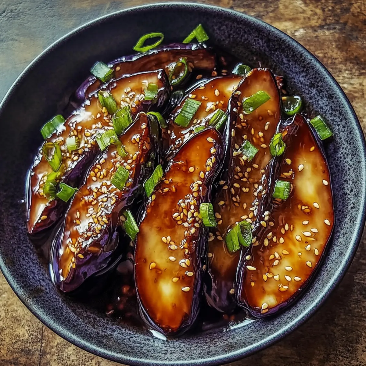 Miso Glazed Eggplant