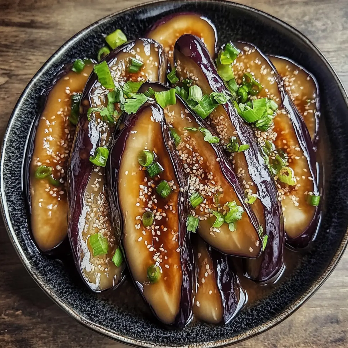 Miso Glazed Eggplant