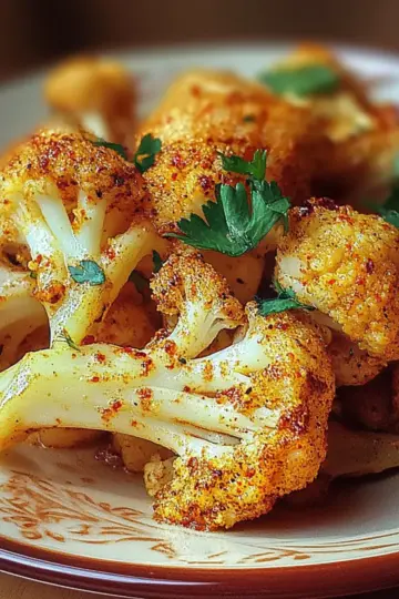 Moroccan Cauliflower with Tahini-Honey