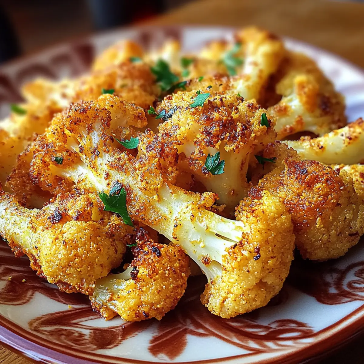 Moroccan Cauliflower with Tahini-Honey
