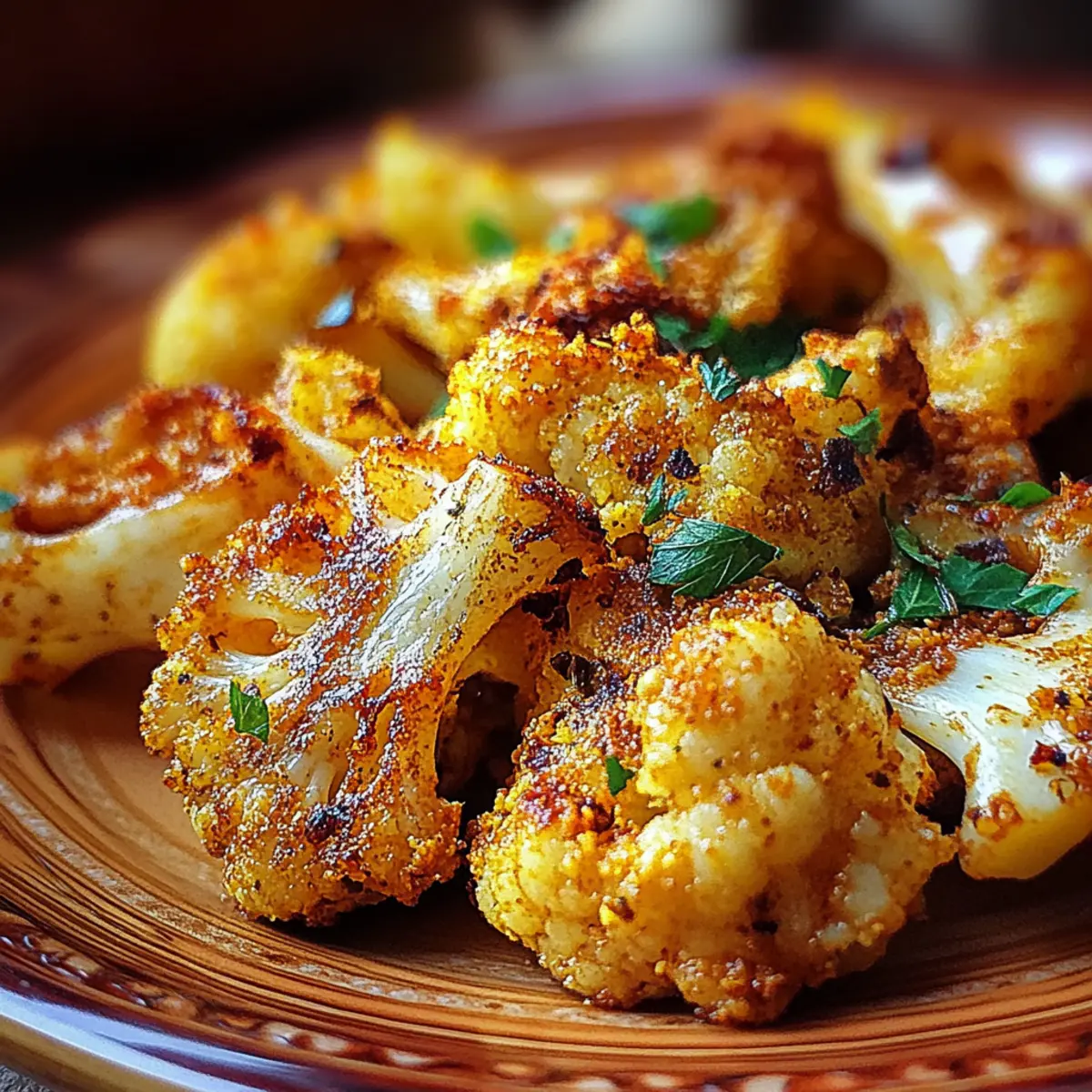 Moroccan Cauliflower with Tahini-Honey