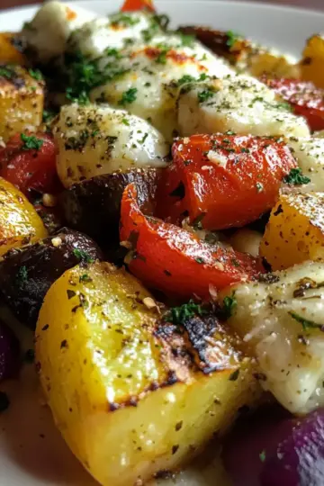 One Pan Greek Vegetables