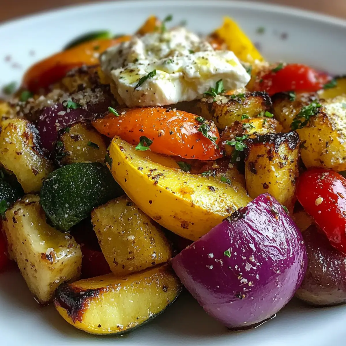 One Pan Greek Vegetables