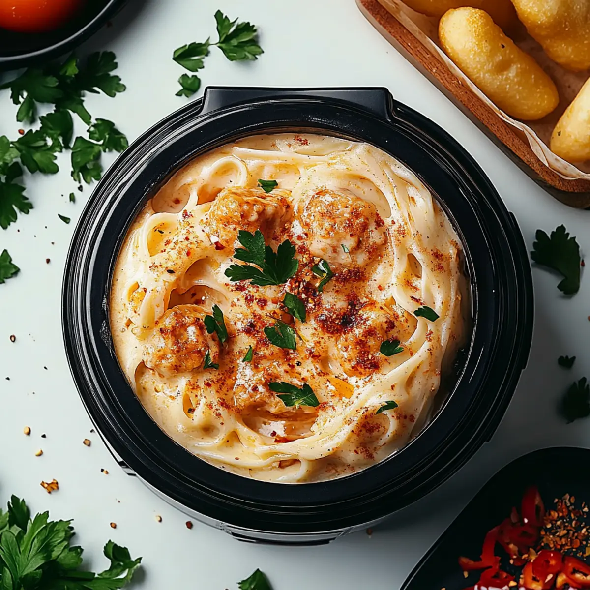 One Pot Cajun Chicken Alfredo