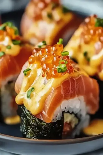 Oven-Baked Salmon Sushi Bites