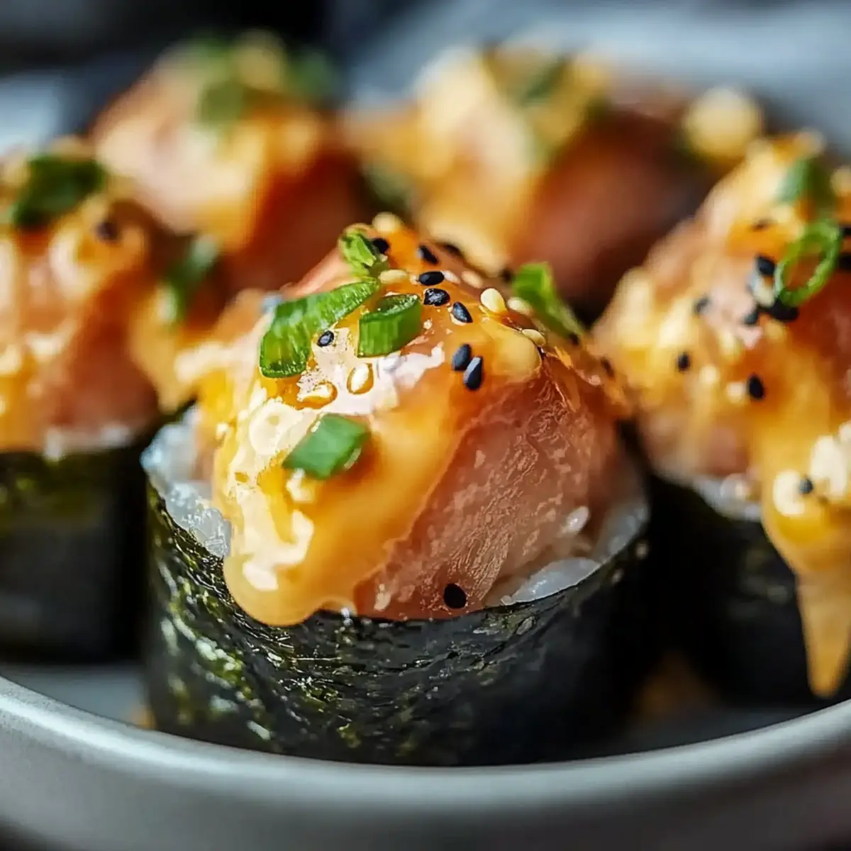 Oven-Baked Salmon Sushi Bites