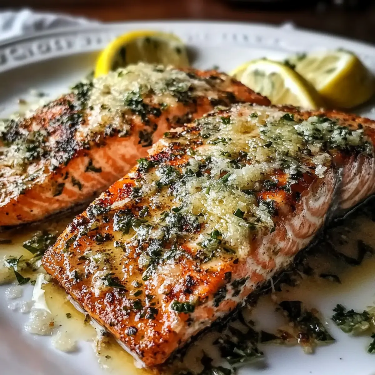 Parmesan-Basil Air Fryer Salmon