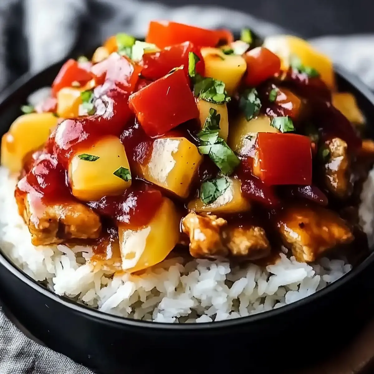 Pineapple Chicken and Rice