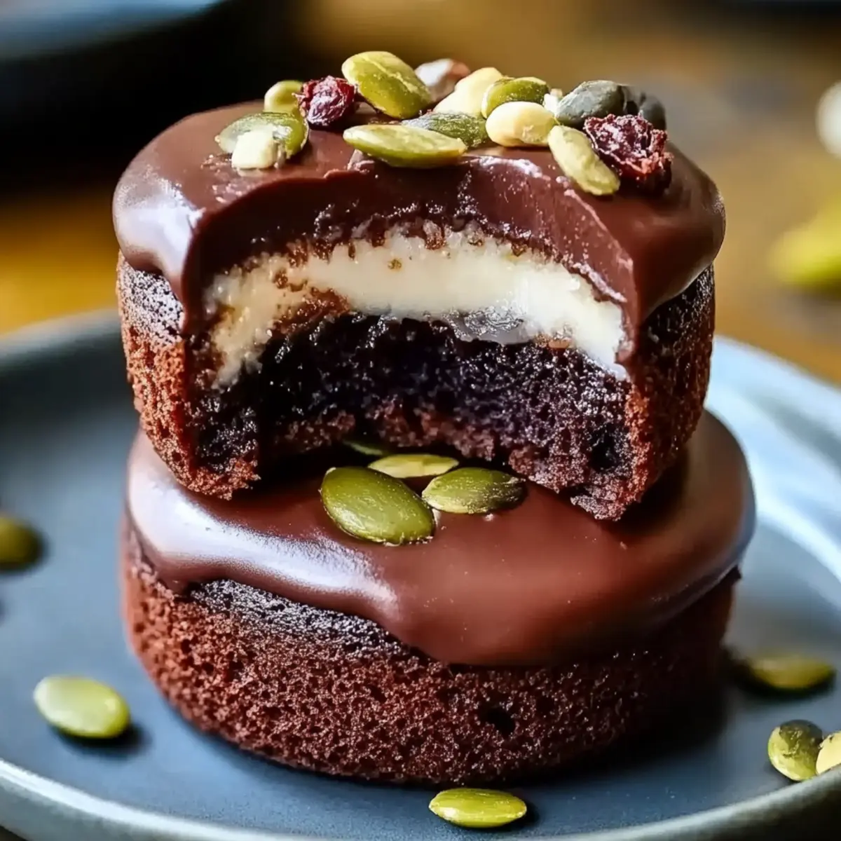 Pistachio Chocolate Lava Cakes