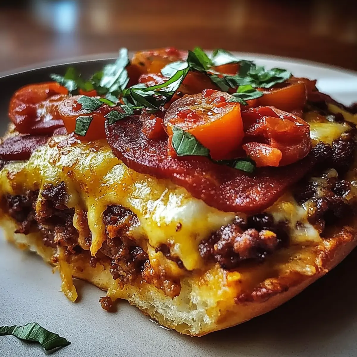 Pizza Burger Pie