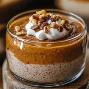 Pumpkin Pie Greek Yogurt Chia Pudding