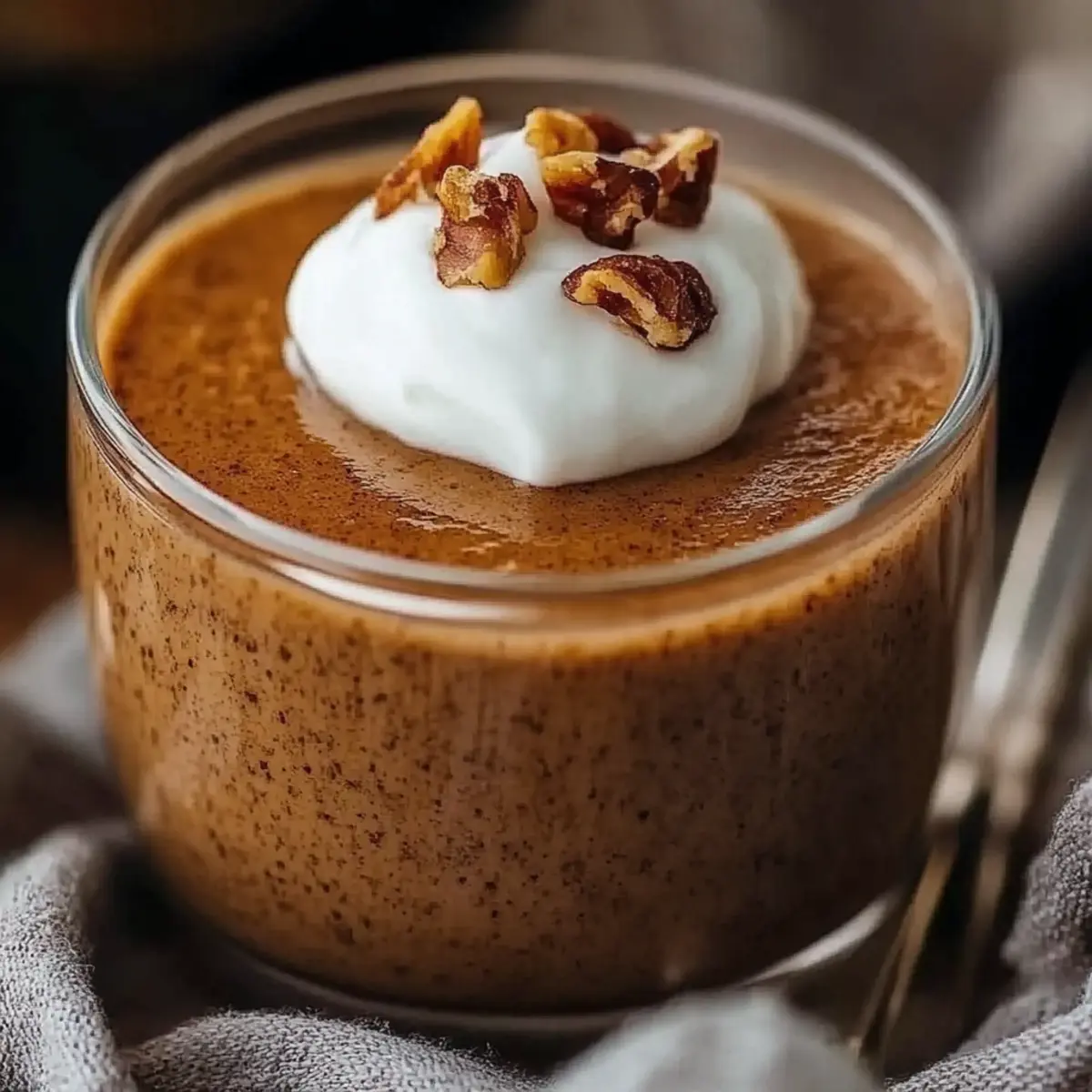 Pumpkin Pie Greek Yogurt Chia Pudding