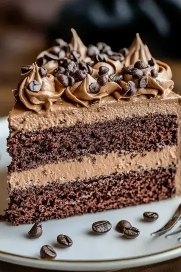Rich Coffee Chocolate Cake