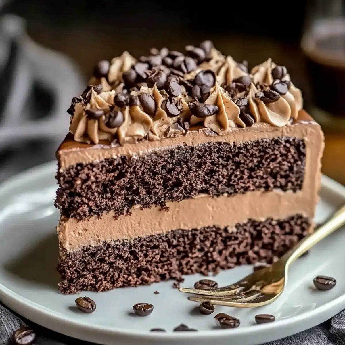 Rich Coffee Chocolate Cake