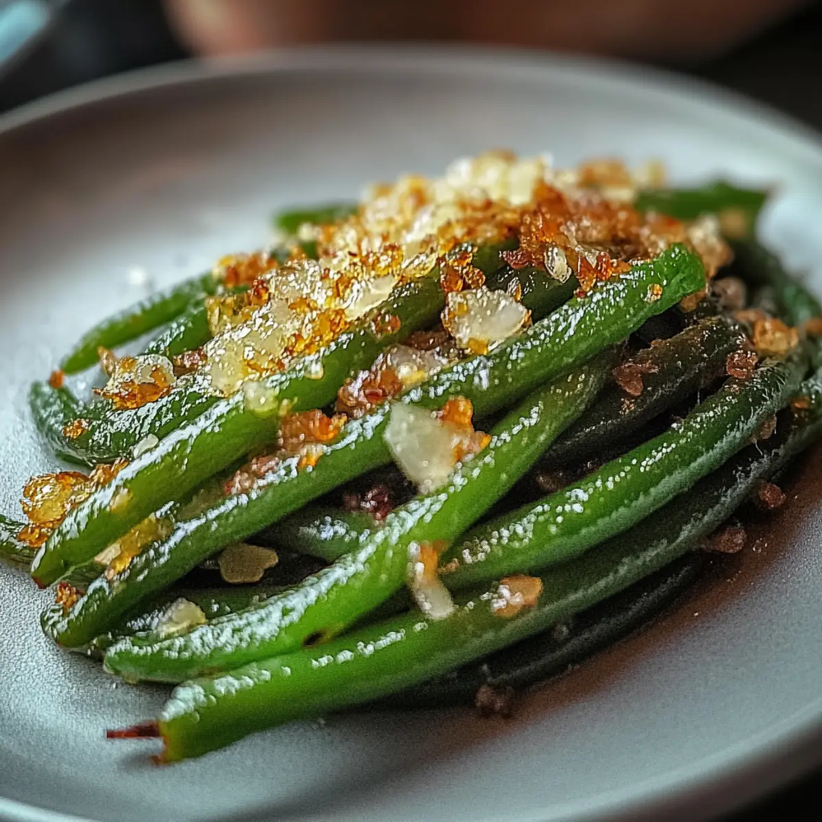 Roasted Green Beans With Garlic and Parmesan