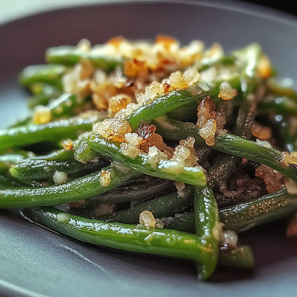 Roasted Green Beans With Garlic and Parmesan