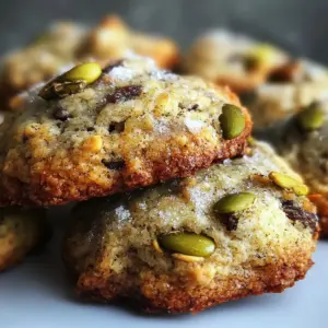 Salted Honey Pistachio Cookies