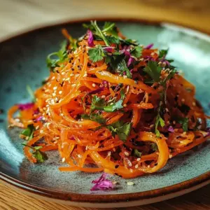 Savory Spicy Korean Carrot Salad Morkovcha