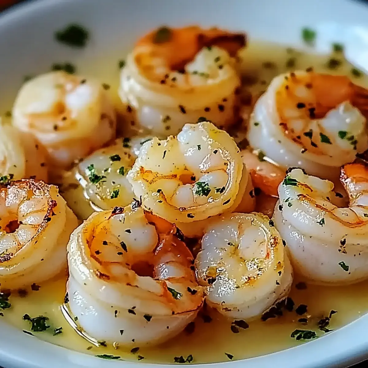 Scallops and Shrimp in Garlic Butter Sauce