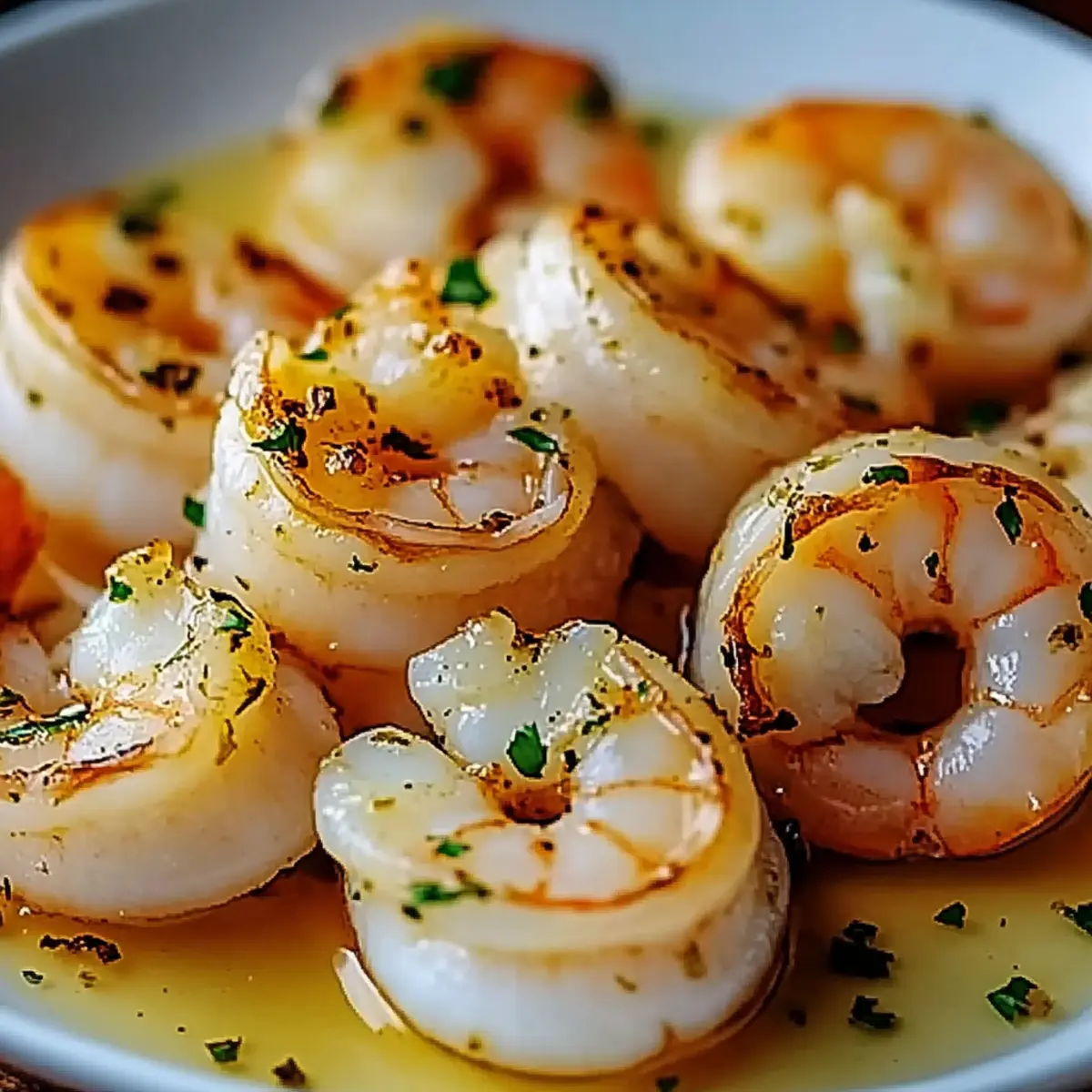 Scallops and Shrimp in Garlic Butter Sauce