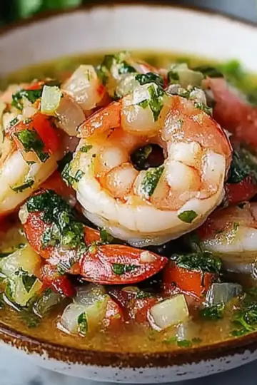 Shrimps in Culichi Salsa