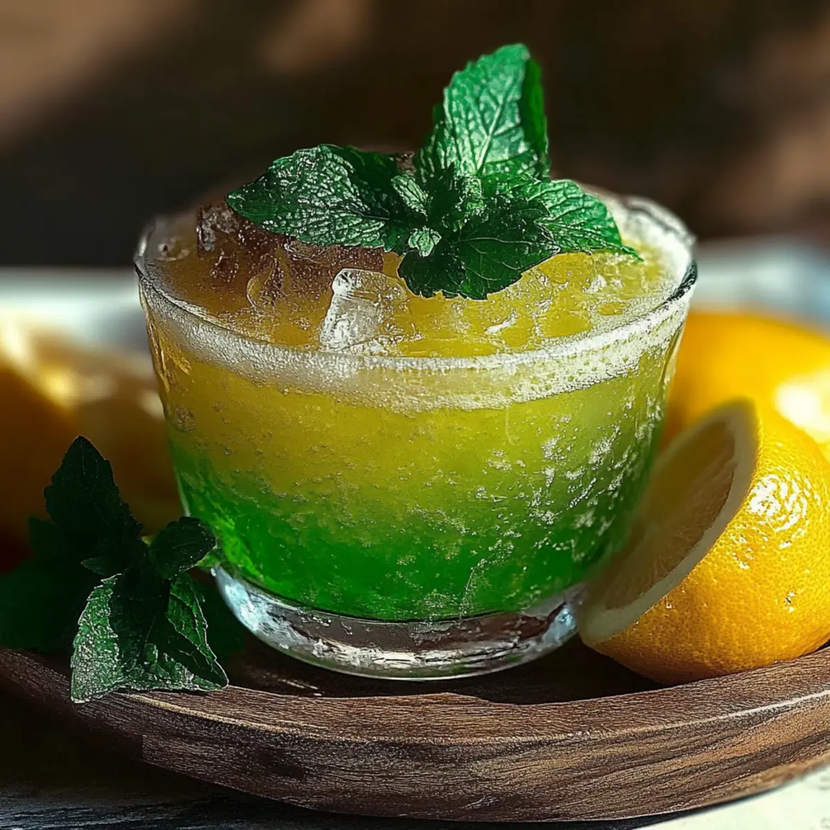 Sparkling Zesty Minty Lemonade