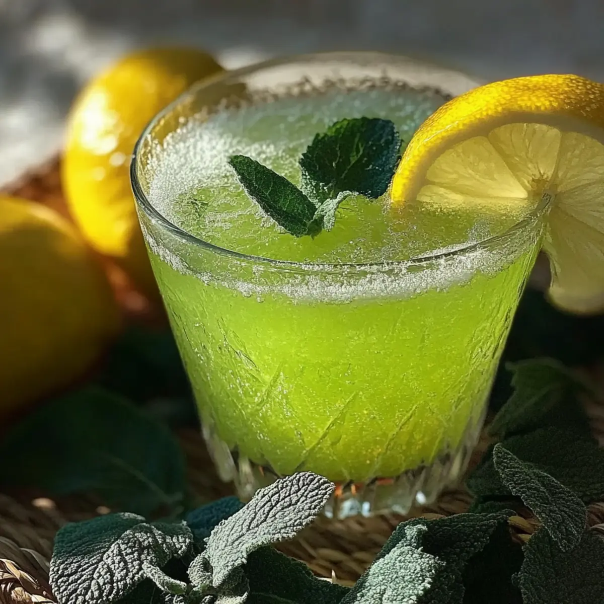 Sparkling Zesty Minty Lemonade