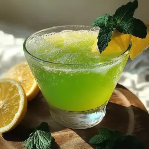Sparkling Zesty Minty Lemonade