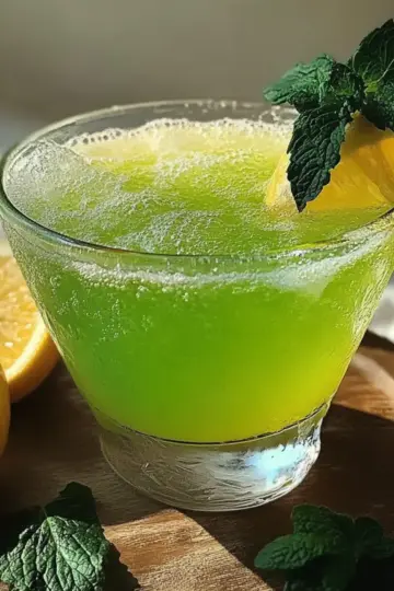 Sparkling Zesty Minty Lemonade