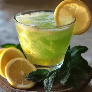 Sparkling Zesty Minty Lemonade