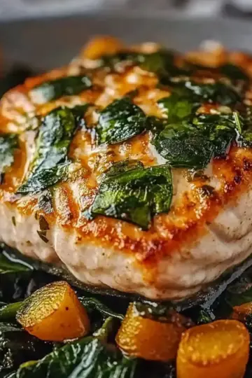 Spinach Stuffed Salmon