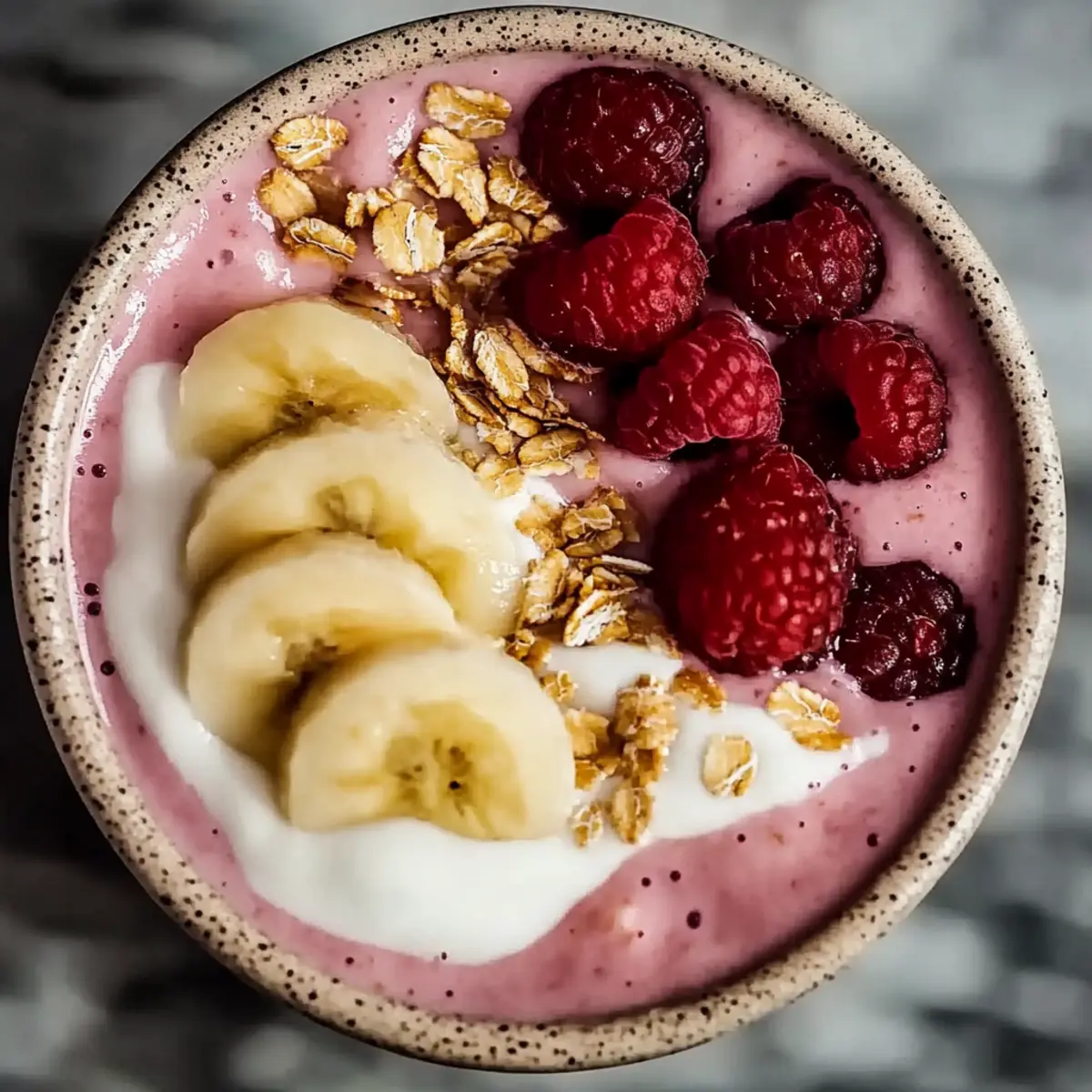 Strawberry Banana Smoothie Bowl