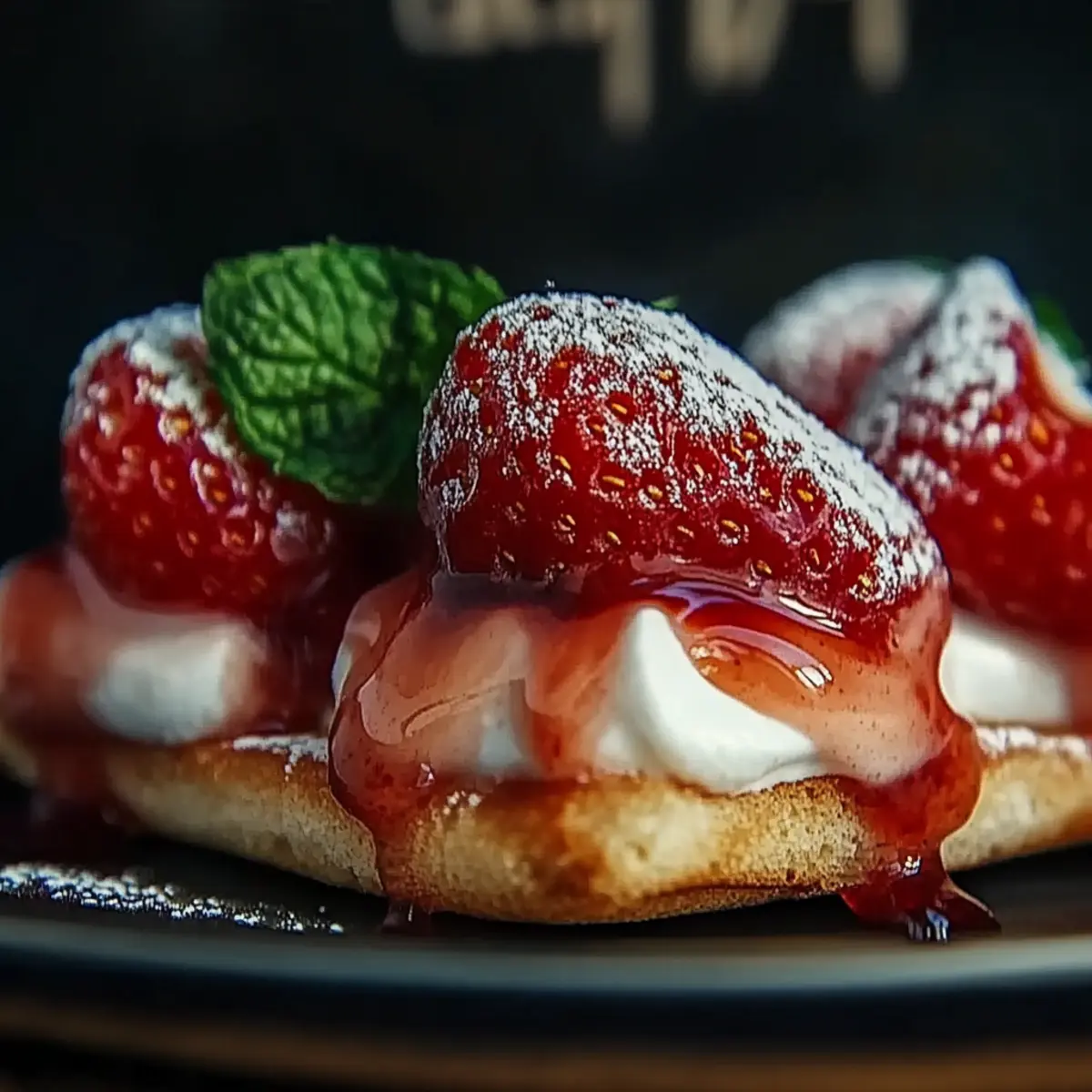 Strawberry Cheesecake Dessert Tacos