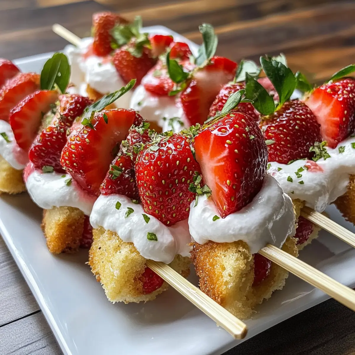 Strawberry Shortcake Kabobs